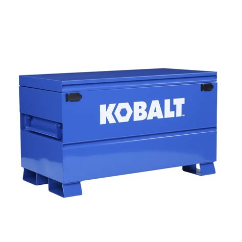 large steel jobsight box|kobalt jobsite storage box.